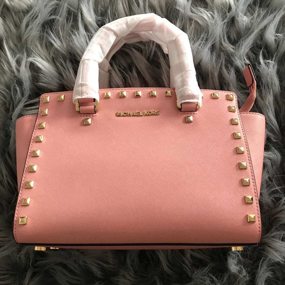 Lowest‼️🆕 Michael Kors Studded Selma Bag - Picture 1 of 8